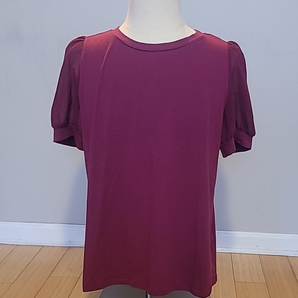 Burgundy Tee